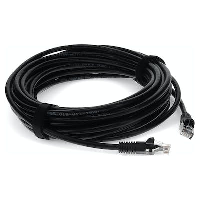 AddOn Networks ADD-18FCAT6-BK networking cable Black 192.9" (4.9 m) Cat6 U/UTP (UTP)