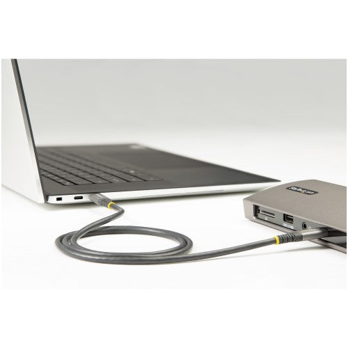 StarTech.com USB315CCV2M USB cable USB 3.2 Gen 1 (3.1 Gen 1) 78.7" (2 m) USB C 5 Gbit/s 100 W Black, Gray