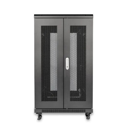 Rocstor Y10E040-B1 rack cabinet 22U Freestanding rack Black