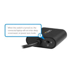StarTech.com CDP2VGASA USB graphics adapter 2048 x 1280 pixels Black