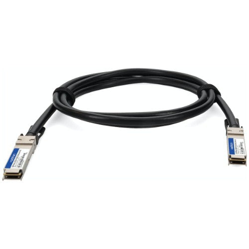 AddOn Networks QSFP28-100GB-PDAC0-5MLZ-AR-AO InfiniBand/fibre optic cable 19.7" (0.5 m) Black