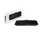 MSI FORGE GK100 keyboard Gaming USB QWERTY English Black