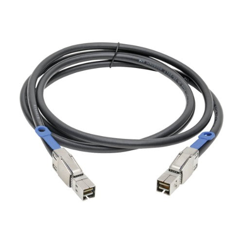 Tripp Lite S528-02M Serial Attached SCSI (SAS) cable 78.7" (2 m) 12 Gbit/s Black, Blue, Metallic