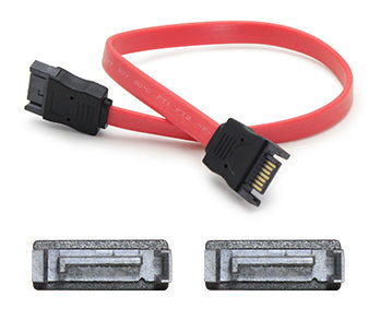 AddOn Networks SATAMM24IN-5PK SATA cable 24" (0.61 m) Red