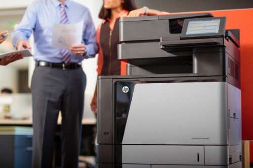 HP Color LaserJet Enterprise Flow LaserJet Enterprise Flow M880z+ Wireless Multifunction Color Printer, Copier, Scanner; Duplex