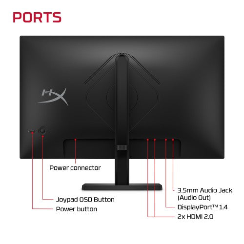 HyperX OMEN 23.8 inch FHD 180Hz Gaming Monitor - OMEN 24 G2