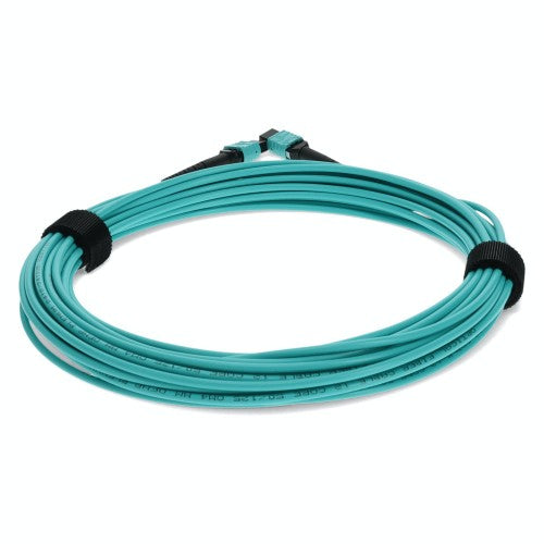 AddOn Networks ADD-MPOMPO-1-5M5OM4P-TAA InfiniBand/fibre optic cable 59.1" (1.5 m) MPO LOMM Aqua color