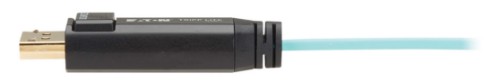 Eaton P580F-000 video cable adapter 3937" (100 m) DisplayPort Aqua color, Black