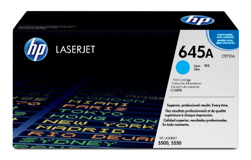 C9731A (645A) Toner cyan, 12K pages @ 5% coverage