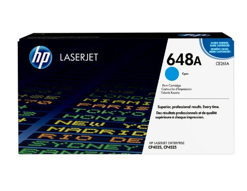 CE261A (648A) Toner cyan, 11K pages