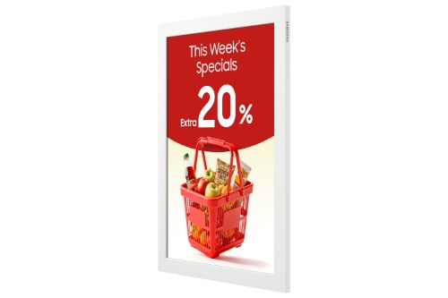 Samsung EMDX EM13DX signage display Digital signage flat panel 13.3" Wi-Fi White Tizen 24/7