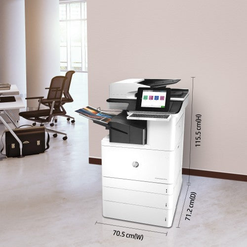 HP Color LaserJet Enterprise Flow LaserJet Enterprise Flow M776zs Wireless Multifunction Color Printer, Copier, Scanner; Duplex
