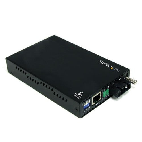 StarTech.com ET90110SM302 network media converter 200 Mbit/s 1310 nm Single-mode Black - Buy IT Solutions