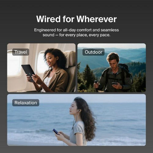 Belkin SoundForm Headset Wired In-ear Calls/Music USB Type-C Black