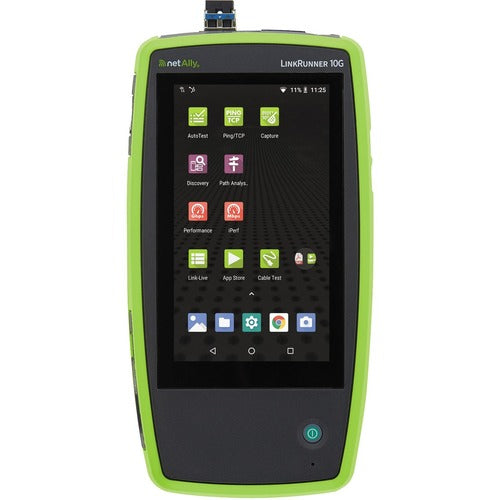 NetAlly LinkRunner 10G Advanced PoE tester Green