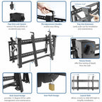 StarTech.com VIDWALLMNT signage display mount 70" Black