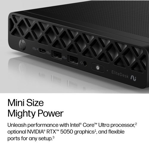 HP EliteDesk 8 Mini G2i Desktop Next Gen AI PC Wolf Pro Security Edition