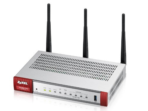 Zyxel USG20W-VPN-EU0101F wireless router Gigabit Ethernet Dual-band (2.4 GHz / 5 GHz) Gray, Red