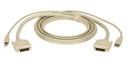 Black Box DVI/USB 4.57m KVM cable Beige 179.9" (4.57 m)