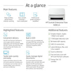 HP ScanJet Enterprise Flow 5000 s5 Sheet-fed scanner 600 x 600 DPI A4 White