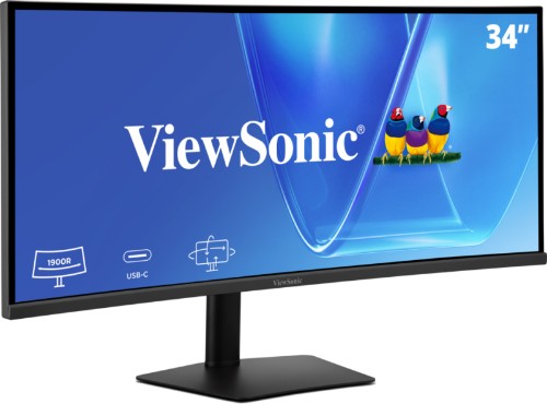 Viewsonic VG Series VG3420C computer monitor 34" 3440 x 1440 pixels UltraWide Quad HD LED Black