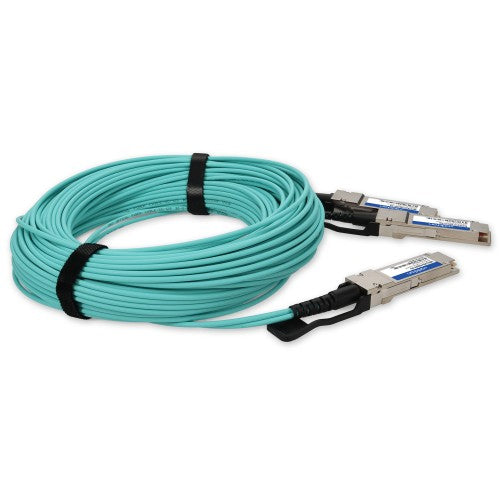 AddOn Networks MFS1S50-H020V-AO InfiniBand/fibre optic cable 787.4" (20 m) QSFP56 AOC Aqua color