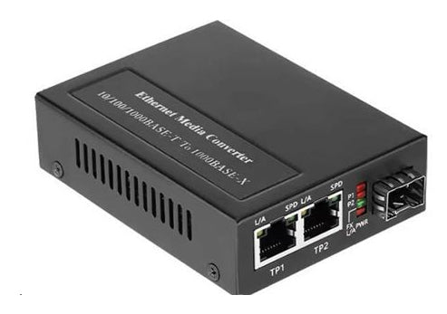 Axiom MCP33-AT-SFP-AX network media converter 1000 Mbit/s Black