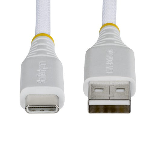 StarTech.com USB2AC3FBRWH USB cable USB 2.0 35.8" (0.91 m) USB A USB C 0.48 Gbit/s 15 W White