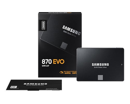 Samsung 870 EVO 250 GB 2.5" Serial ATA III V-NAND MLC