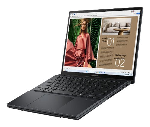 ASUS Zenbook Duo UX8406CA-PS99T Intel Core Ultra 9 285H Hybrid (2-in-1) 14" Touchscreen 3K 32 GB LPDDR5x-SDRAM 1 TB SSD Wi-Fi 7 (802.11be) Windows 11 Home Gray