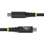 StarTech.com CC6FT20GUSB4TP USB cable USB4 Gen 2x2 70.9" (1.8 m) USB C 20 Gbit/s 240 W Black