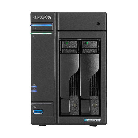 Asustor LOCKERSTOR 2 Gen2 + (AS6702T v2) NAS Desktop Intel® Celeron® N5105 4 GB DDR4 0 TB ADM Black