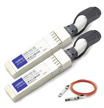 AddOn Networks 5m SFP+ - SFP+ InfiniBand/fibre optic cable 196.9" (5 m) SFP+ Orange