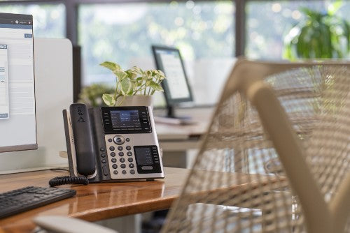 HP Poly Edge E450 IP Phone and PoE-enabled GSA/TAA