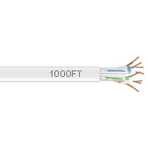 Black Box EYN874A-PB-1000 networking cable White 12000" (304.8 m) Cat6