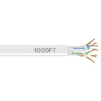 Black Box EYN874A-PB-1000 networking cable White 12000" (304.8 m) Cat6