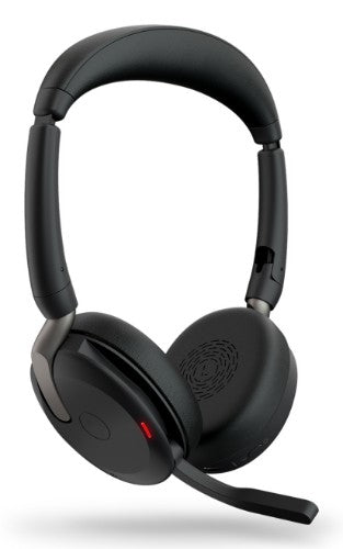 Jabra Evolve2 65 Flex Headset Wireless Head-band Office/Call center USB Type-C Bluetooth Charging stand