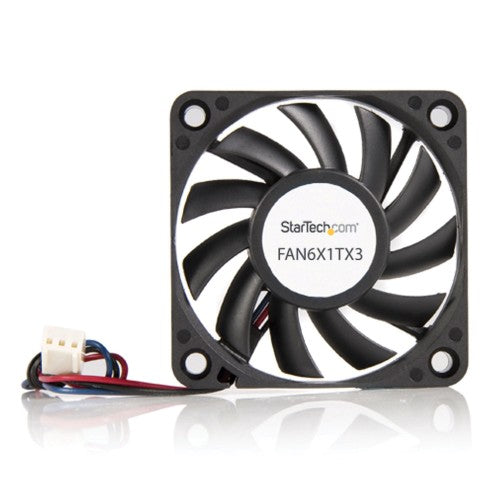 StarTech.com FAN6X1TX3 computer cooling system Computer case Fan 2.36" (6 cm) Black