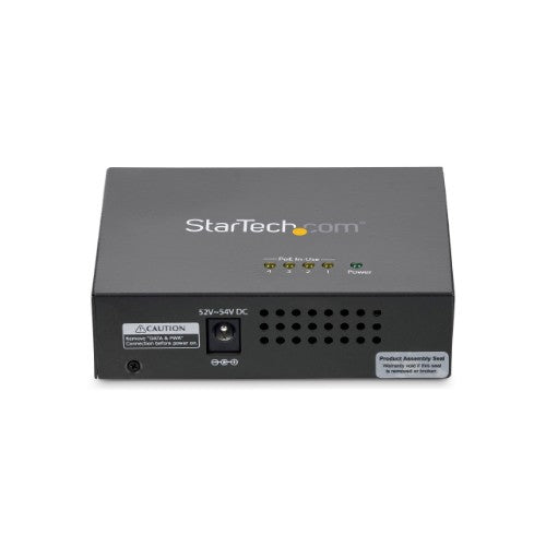 StarTech.com POEINJ4G network extender Network transmitter Black
