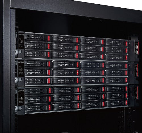 Buffalo TeraStation TS71210 NAS Rack (2U) Intel® Xeon® 16 GB DDR4 48 TB HDD Black, Gray