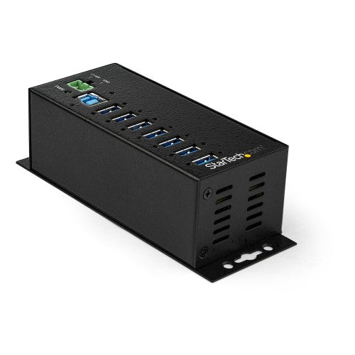 StarTech.com HB30A7AME interface hub USB 3.2 Gen 1 (3.1 Gen 1) Type-B 5000 Mbit/s Black