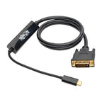 Tripp Lite U444-003-D video cable adapter 35.4" (0.9 m) USB Type-C DVI-D Black