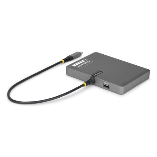 StarTech.com QUAD-USB-DP-ADAPT laptop dock/port replicator Wired USB 3.2 Gen 1 (3.1 Gen 1) Type-C Gray