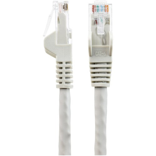 StarTech.com N6LPATCH10GR networking cable Gray 118.1" (3 m) Cat6 U/UTP (UTP) Round