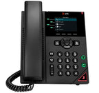 HP Poly VVX 250 4-Line IP Phone and PoE-enabled