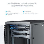 StarTech.com RK1536BKF rack cabinet 15U Freestanding rack Black