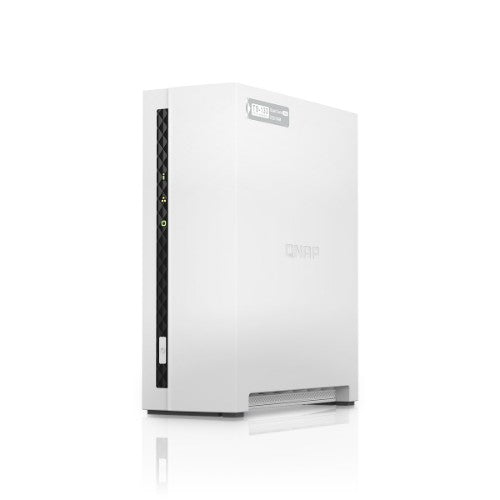 QNAP TS-133-US NAS/storage server Tower Cortex-A55 2 GB DDR4 0 TB QNAP Turbo System White