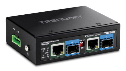 Trendnet TI-BF22SFP network media converter 1000 Mbit/s Black