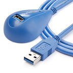 StarTech.com USB3SEXT5DSK USB cable USB 3.2 Gen 1 (3.1 Gen 1) 59.1" (1.5 m) USB A 5 Gbit/s Blue