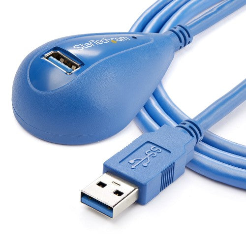 StarTech.com USB3SEXT5DSK USB cable USB 3.2 Gen 1 (3.1 Gen 1) 59.1" (1.5 m) USB A 5 Gbit/s Blue